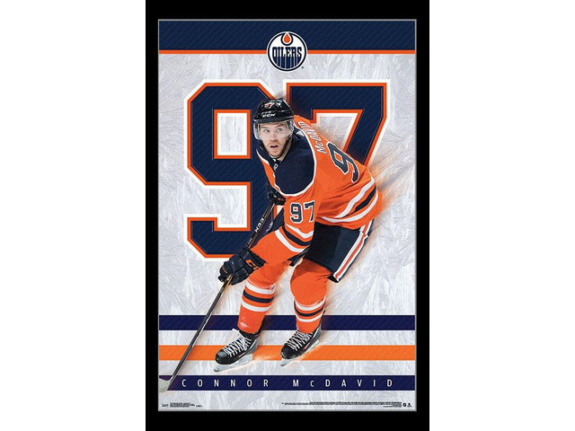 Edmonton Oilers_ - Conner Mcdavid Poster Print (22 x 34)