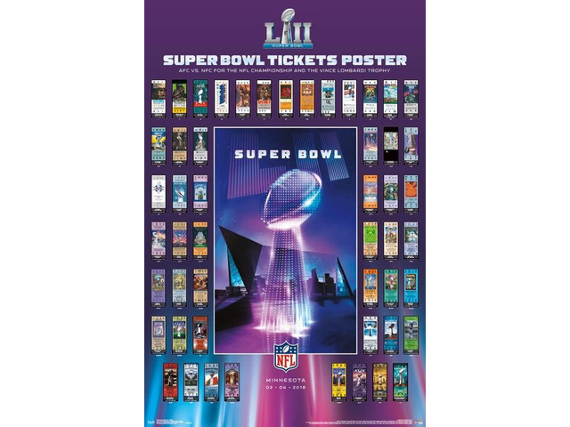 Super Bowl Lii - Tickets Poster Print (22 x 34)