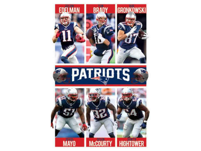 New England Patriots - Team 15 Poster Print (24 x 36)