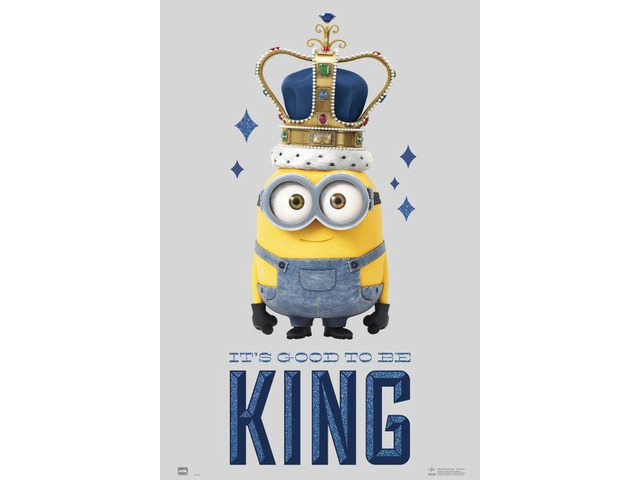 Minions It_S Good To Be King Poster (36 x 24)