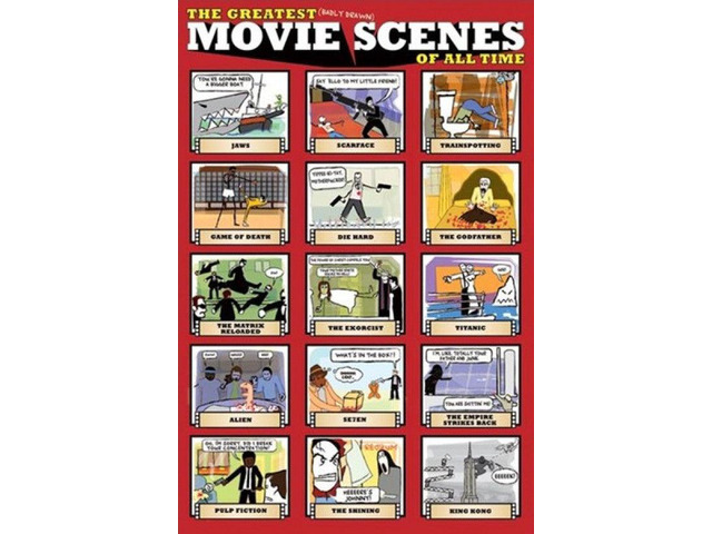 The Greatest Movie Scenes of all Time Poster Print (22 x 34)