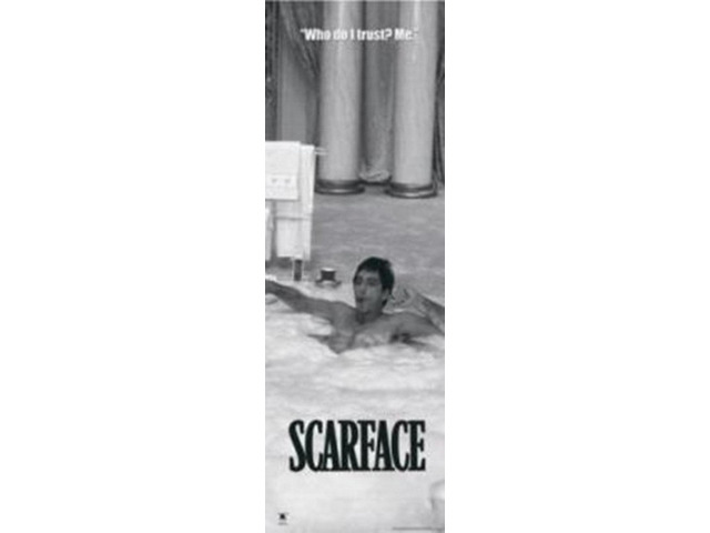 Scarface - Tub B & W Poster Print (21 x 62)