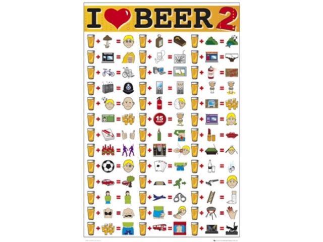 I Love Beer 2 Poster Print (22 x 34) - Item # SCO2256