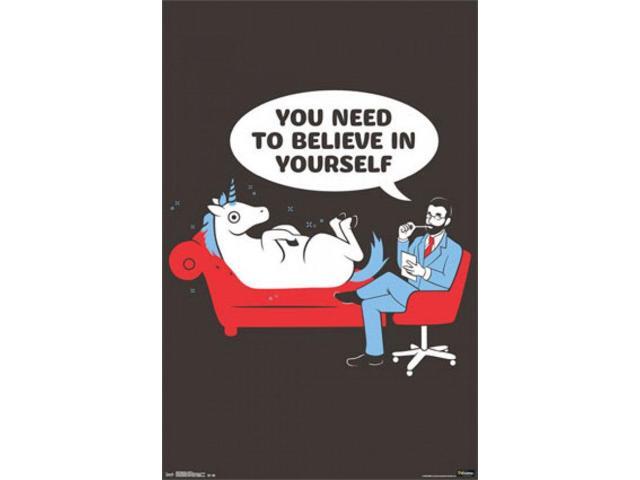 Snorg Tees - Unicorn Poster Print (22 x 34)