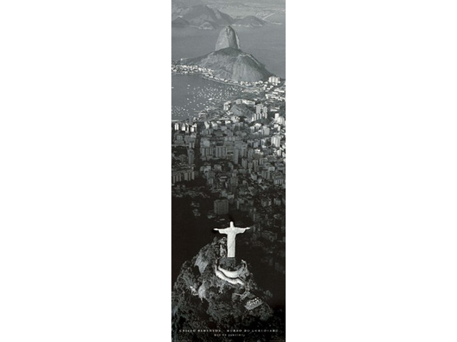 Rio De Janeiro - Cristo Redent Poster Print (21 x 62)