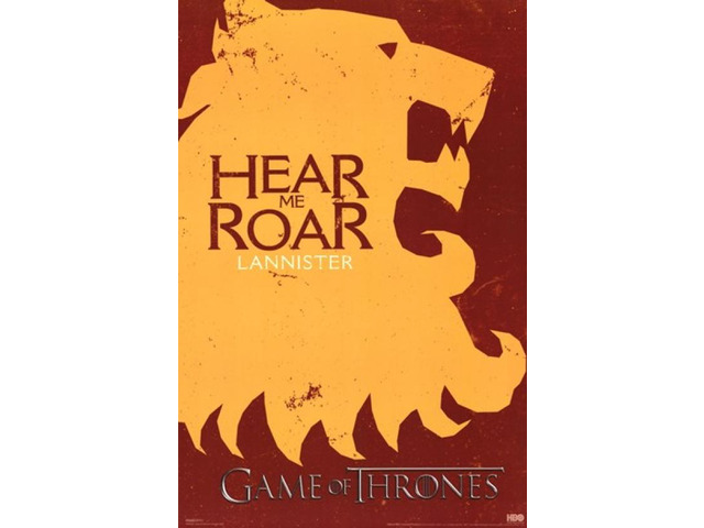 Game of Thrones - Lannister Sigil Poster Print (22 x 34)