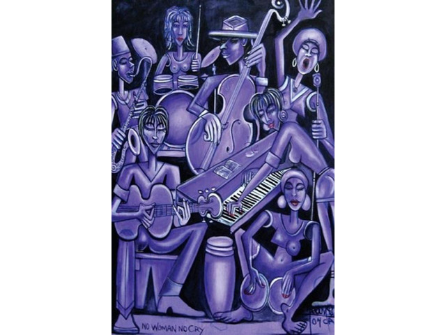 No Woman No Cry Poster Print by Jean Paul Colbert (22 x 34)