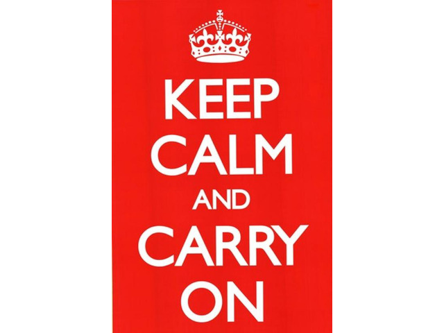 Keep Calm (RED) Poster Print (22 x 34)