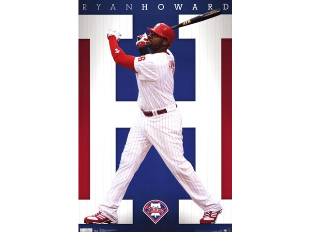 Phillies - R Howard 11 Poster Print (24 x 36)
