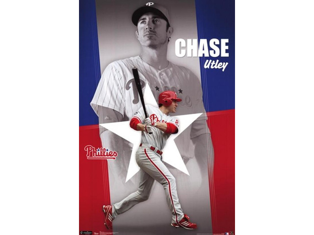 Phillies - C Utley 11 Poster Print (24 x 36)