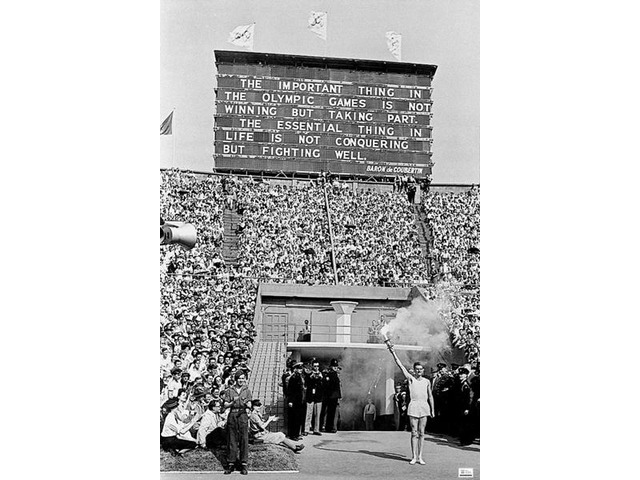 London 1948 Olympics Poster Print (22 x 34)