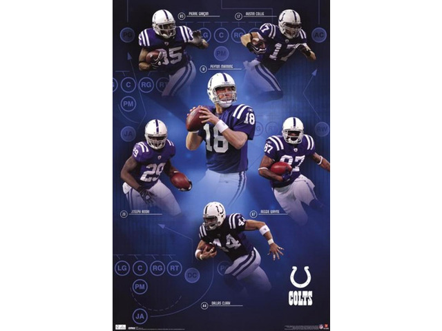 Indianapolis Colts - Offense 2010 Poster Print (24 x 36)
