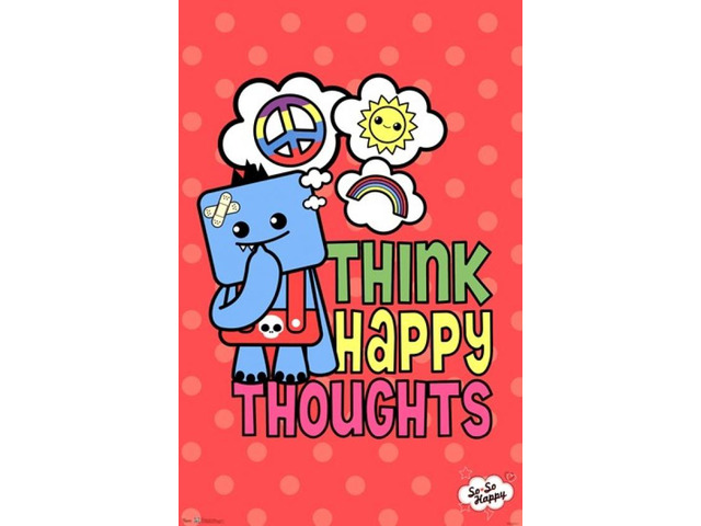 So So Happy - Happy Thoughts Poster Print (24 x 36)