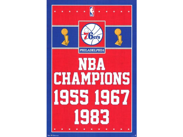 Philadelphia 76ers - Champions 13 Poster Print (24 x 36)