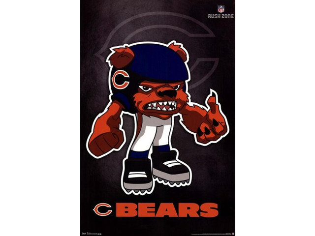 Chicago Bears - Rusher 13 Poster Print (24 x 36)