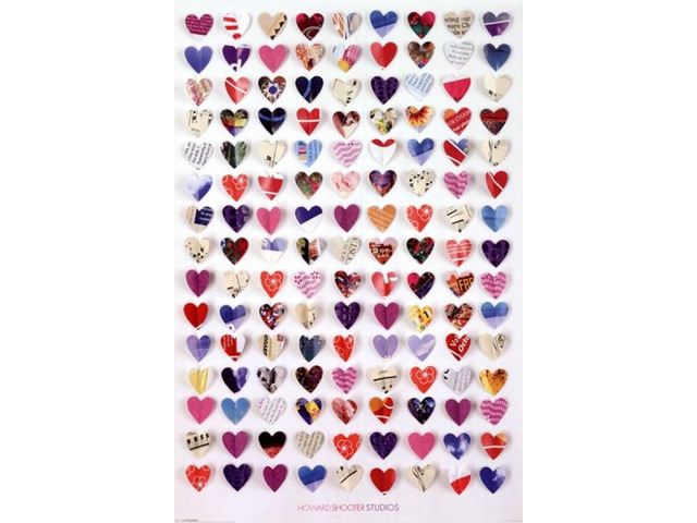 Paper Hearts - Howard Shooter Poster Print (22 x 34)