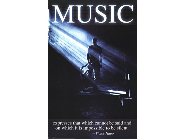 Music Poster Print by B creative Poster Print (22 x 34)