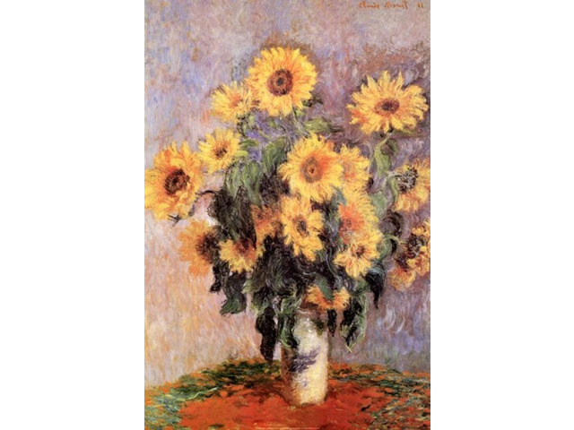Sunflowers, c.1881 Poster Print by Claude Monet (24 x 36)