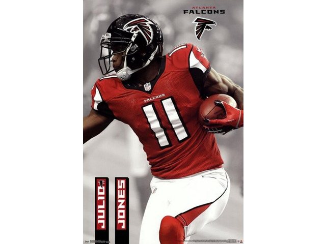Atlanta Falcons Julio Jones 2013 Poster Print (22 x 34)