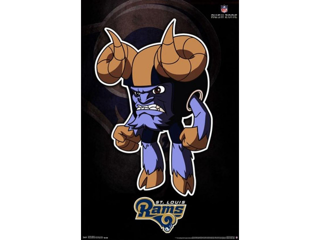 St. Louis Rams - Rusher 13 Poster Print (22 x 34)