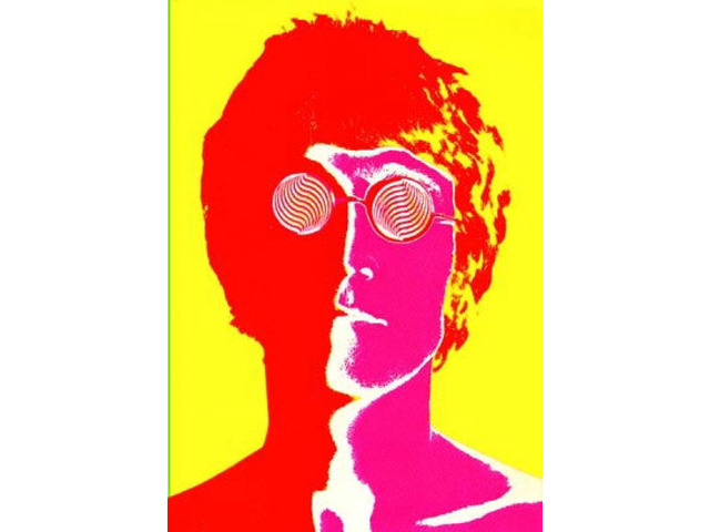John Lennon Psyc Poster (24 x 36)