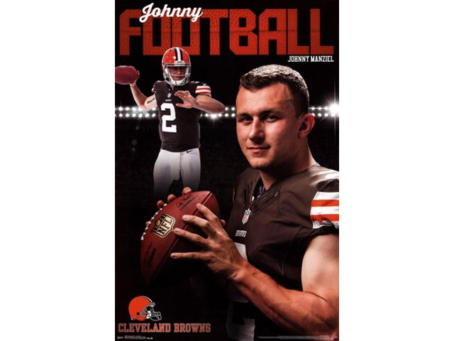 Cleveland Browns - Johnny Manziel 2014 Poster Print (22 x 34)