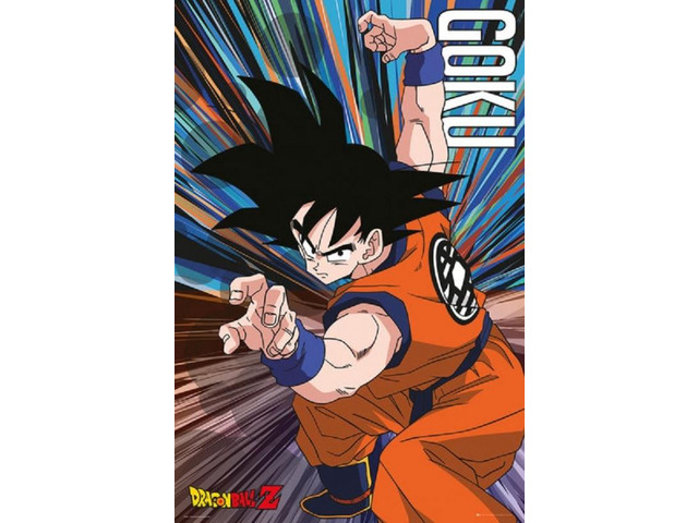 Dragon Ball Z Goku Jump Poster Print (22 x 34)