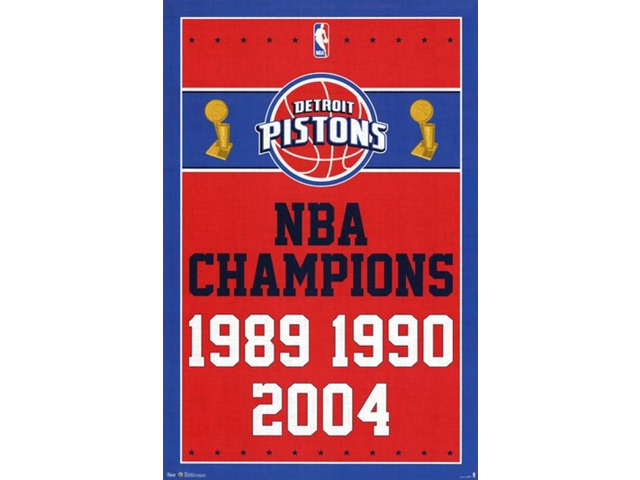 Detroit Pistons - Champions 2013 Poster Print (22 x 34)
