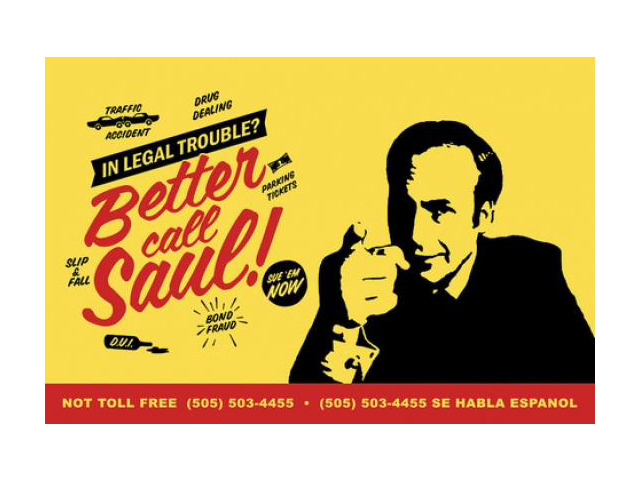 Better Call Saul Legal Trouble Poster Print (36 x 24)