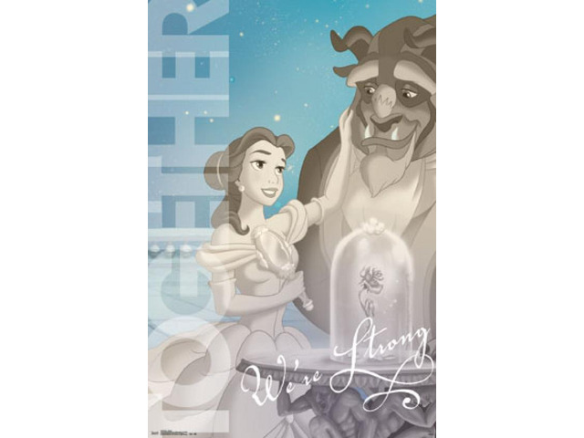 Belle Beauty and the Beast - Strong Poster Print (22 x 34)