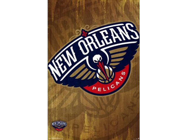 New Orleans Pelicans – Logo 13 Poster Print (22 x 34)