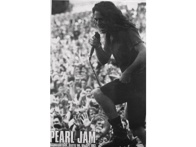 Pearl Jam - Live Eddie Vedder Live Poster Print (22 x 34)