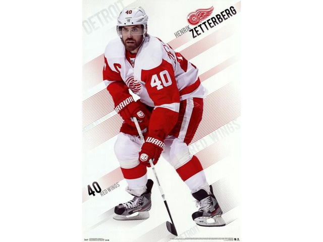 Detroit Red Wings - Henrik Zetterberg 2013 Poster Print (22 x 34)