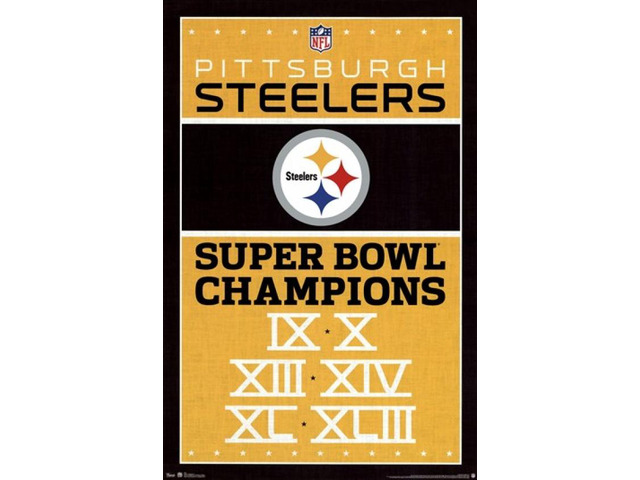 Pittsburgh Steelers - Champions 13 Poster Print (24 x 36)
