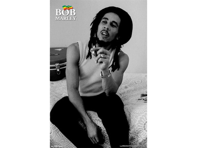 Bob Marley - Puff Poster Print (22 x 34)