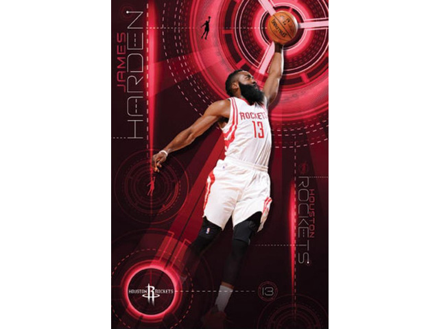 Houston Rockets - James Harden 15 Poster Print (22 x 34)