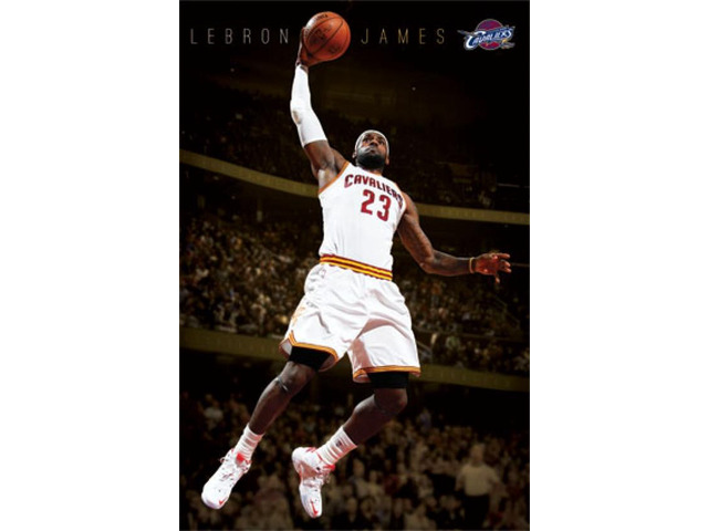 Cleveland Cavaliers - Lebron James 2014 Poster Print (24 x 36)