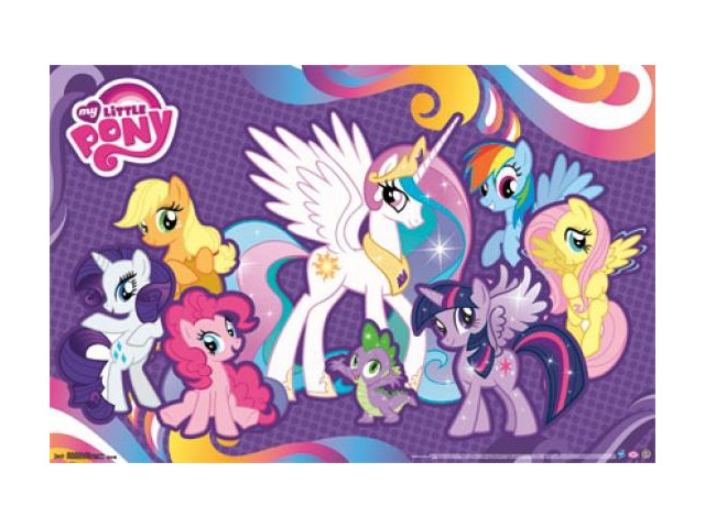 Posterazzi TIARP13640 My Little Pony - Friends Poster Print - 24 x 36 in.