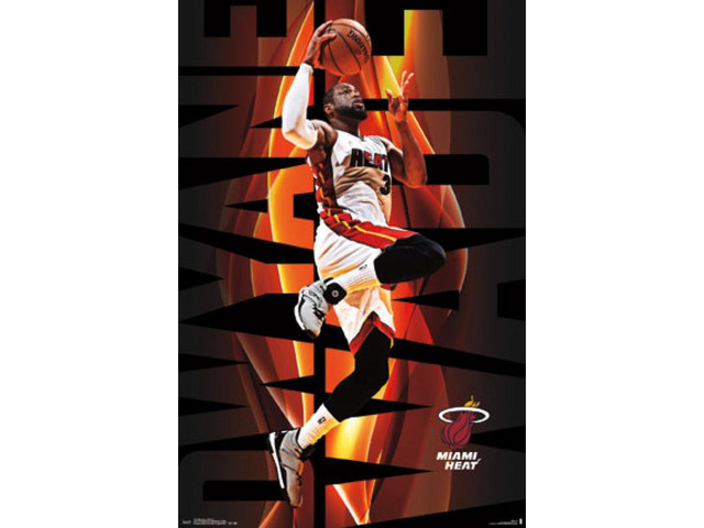 Miami Heat - Dwayne Wade Poster Print (22 x 34)