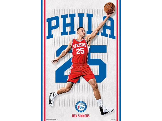 Philadelphia 76Ers - Ben Simmons 16 Poster Print (22 x 34)