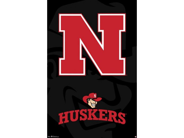University of Nebraska - Logo 13 Poster Print (24 x 36)