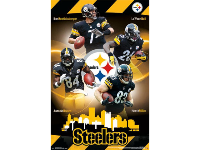 Pittsburgh Steelers - Team 15 Poster Print (24 x 36)