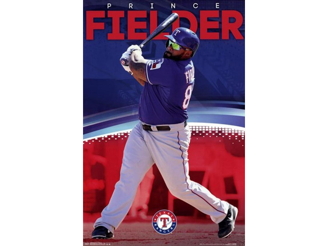 Texas Rangers - P Fielder 14 Poster Print (24 x 36)