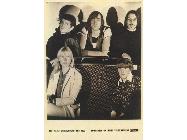 Velvet Underground Bw Group W Nico Poster Print (24 X 36)