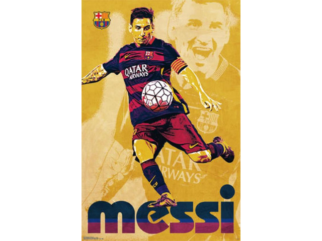 Fc Barcelona - Lionel Messi 15 Poster Print (22 x 34)
