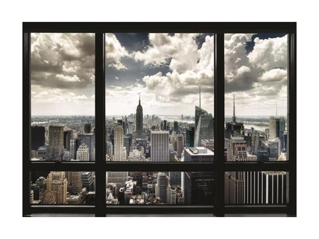 New York - Window Poster Print (39 x 55)