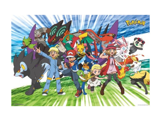 Pokemon - Traveling Party Poster Print (34 x 22)