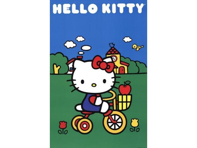 Hello Kitty - Bike Scene Poster Print (22 x 34)