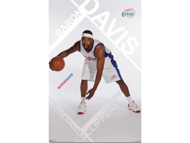 Los Angeles Clippers - Baron Davis Poster Print (24 x 36)