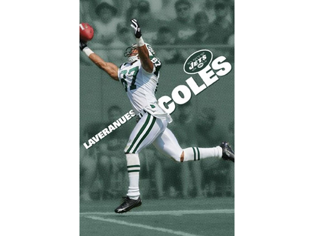 New York Jets - Laveranues Coles Poster Print (24 x 36)